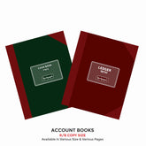 Account Books, Cash Book / Ledger Etc., R/B, Copy Size (16.5cm x 20.0cm) 17x27
